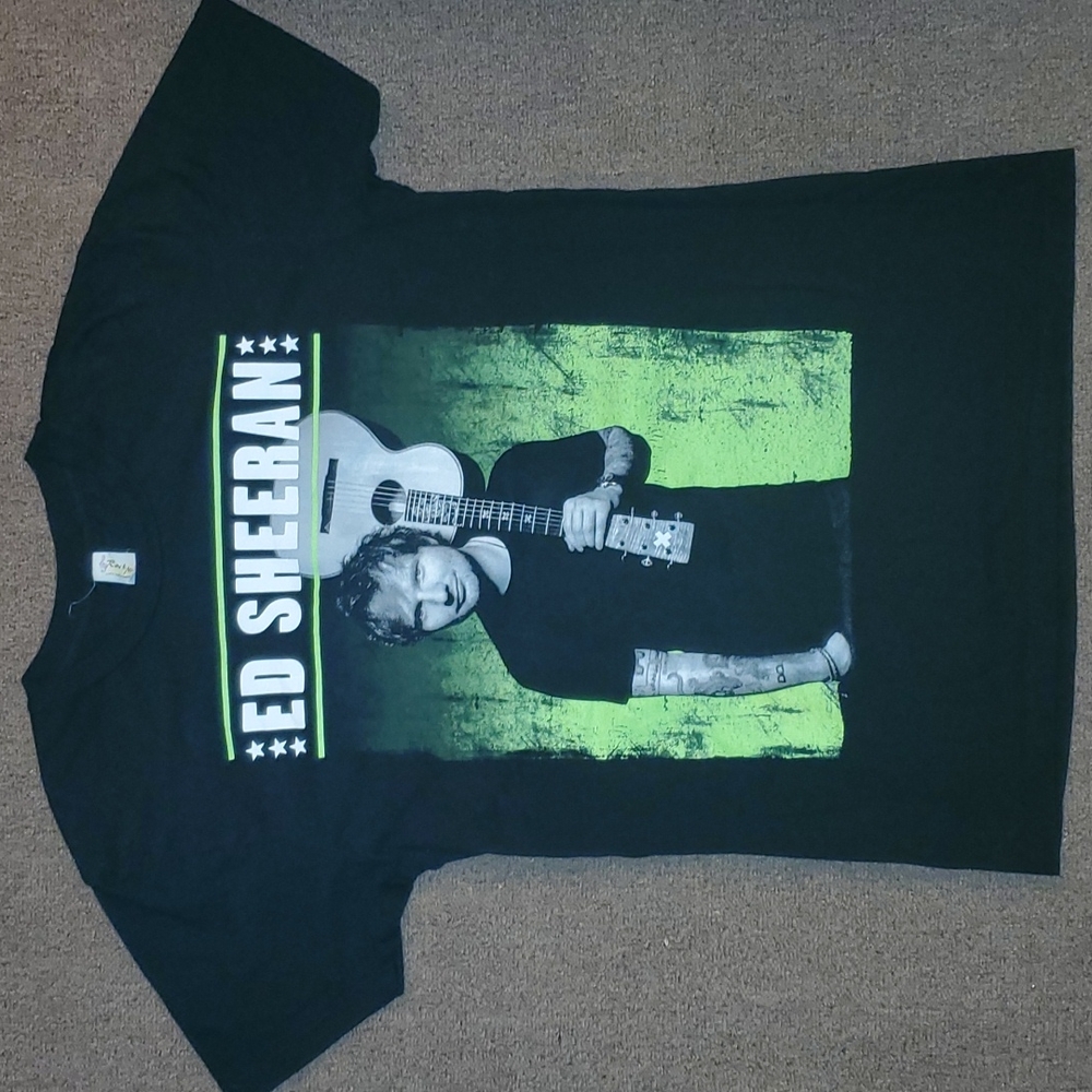 Ed Sheeran concert tour graphic tee